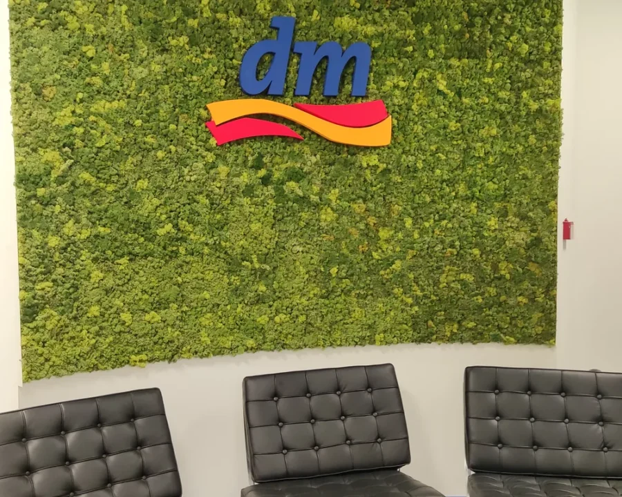 DM — zeleni zid od mahovine