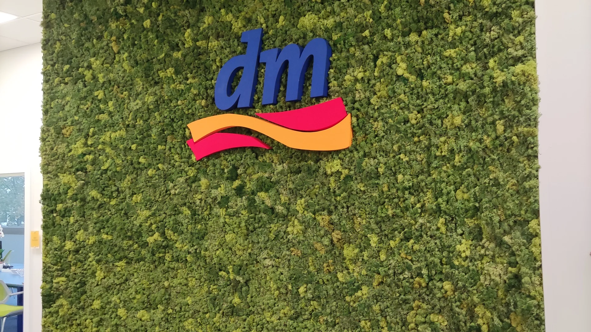 DM — zeleni zid od mahovine